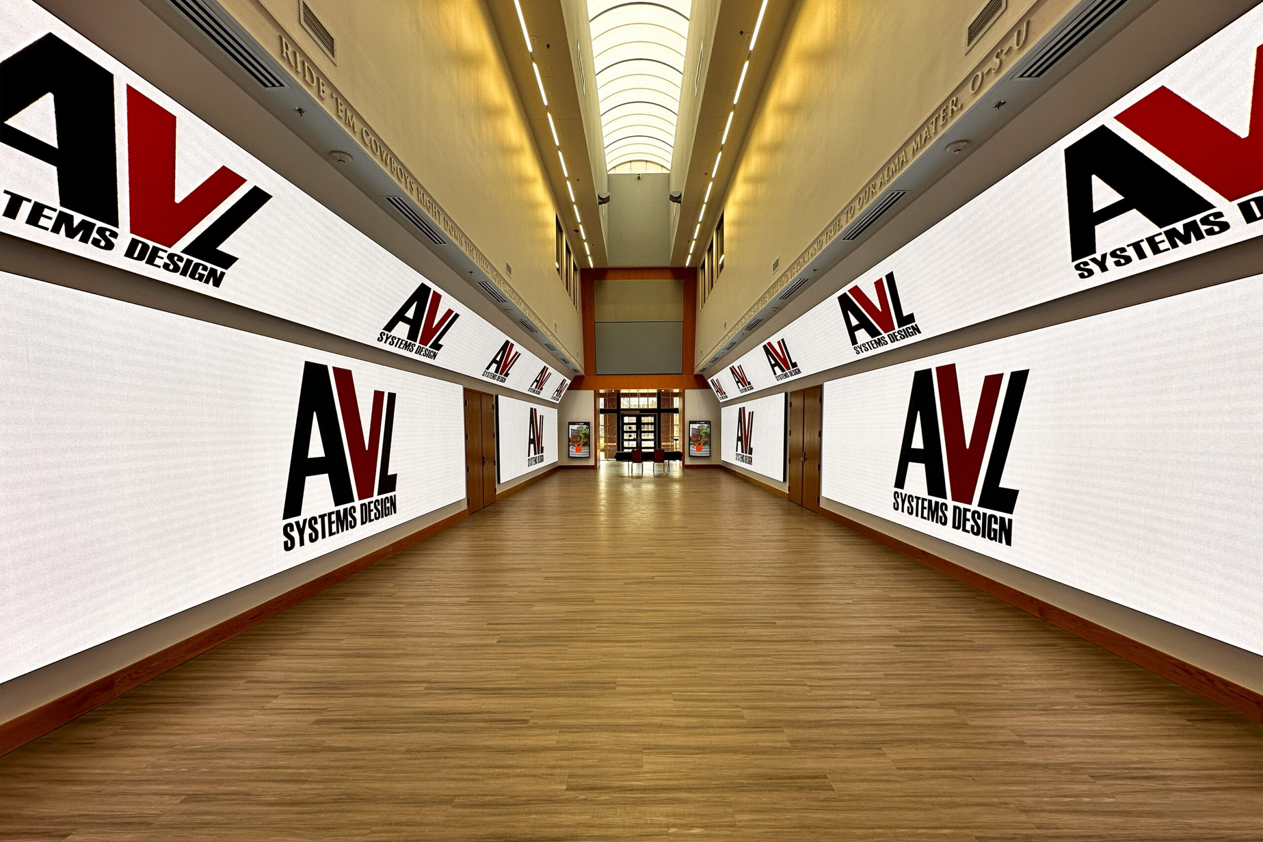 AVL Systems Design deploys massive MAXHUB display wall at Oklahoma State University Alumni Center